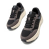 Zapatillas deportivas Mustang sinaka negras y grises con texturas