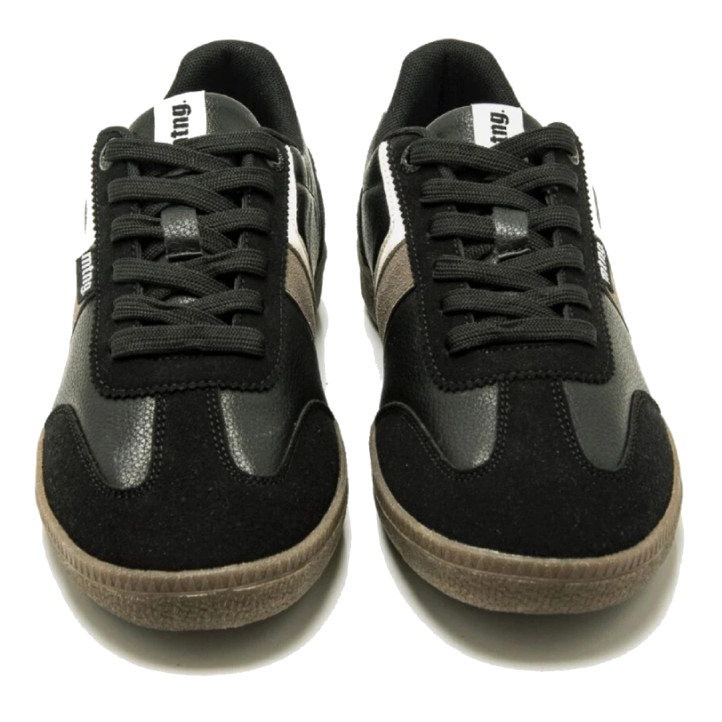 Zapatos sport Mustang nova negras con cordones al tono - Querol online