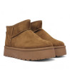 Botes australianes Querol Cozy Platform marrons