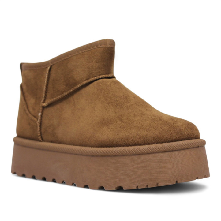 Botas australianas Querol Cozy Platform marrones - Querol online