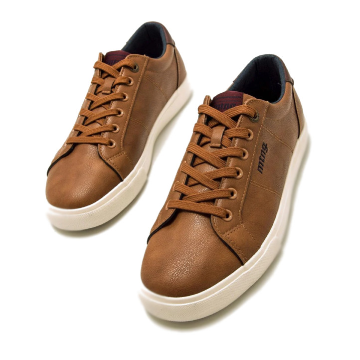 Sabates sport Mustang aria marrons amb posterior en color xocolata - Querol online