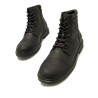 Botines Mustang daris negras con cordones y cremallera