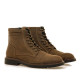 Botins Mustang daris marrons amb cordons i cremallera - Querol online