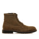 Botines Mustang daris marrones con cordones y cremallera - Querol online