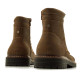 Botins Mustang daris marrons amb cordons i cremallera - Querol online