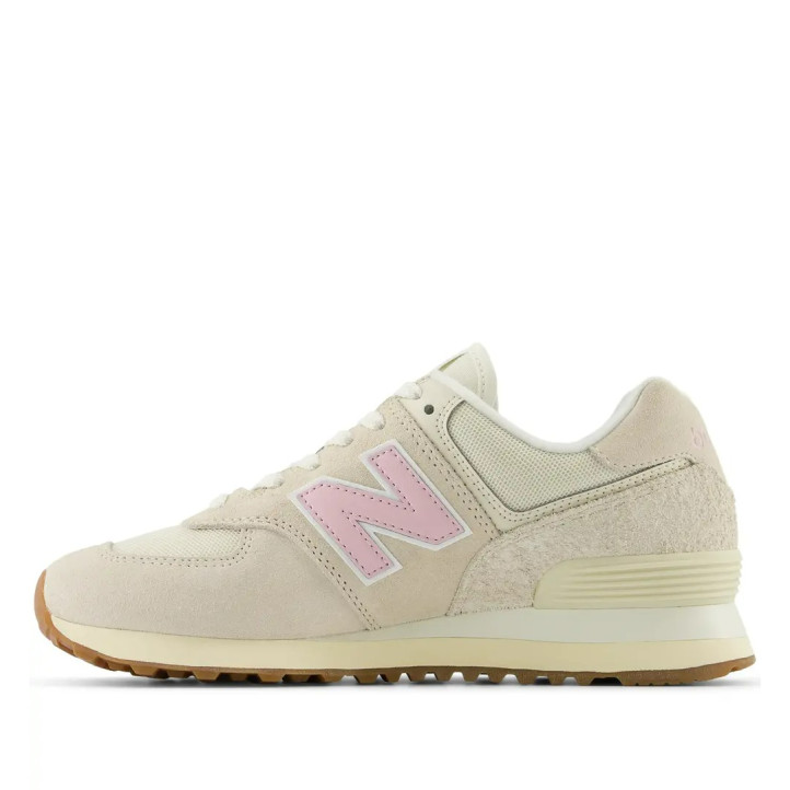 Zapatillas urban New Balance 574 linen con mid century pink y sea salt - Querol online