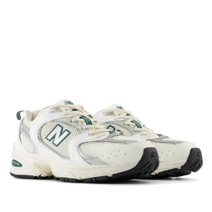 Zapatillas urban New Balance 530 sea salt con white y marsh green - Querol online