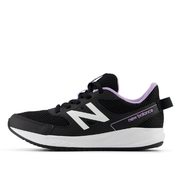 Sabatilles esport New Balance 570v3 negres amb interior lila - Querol online