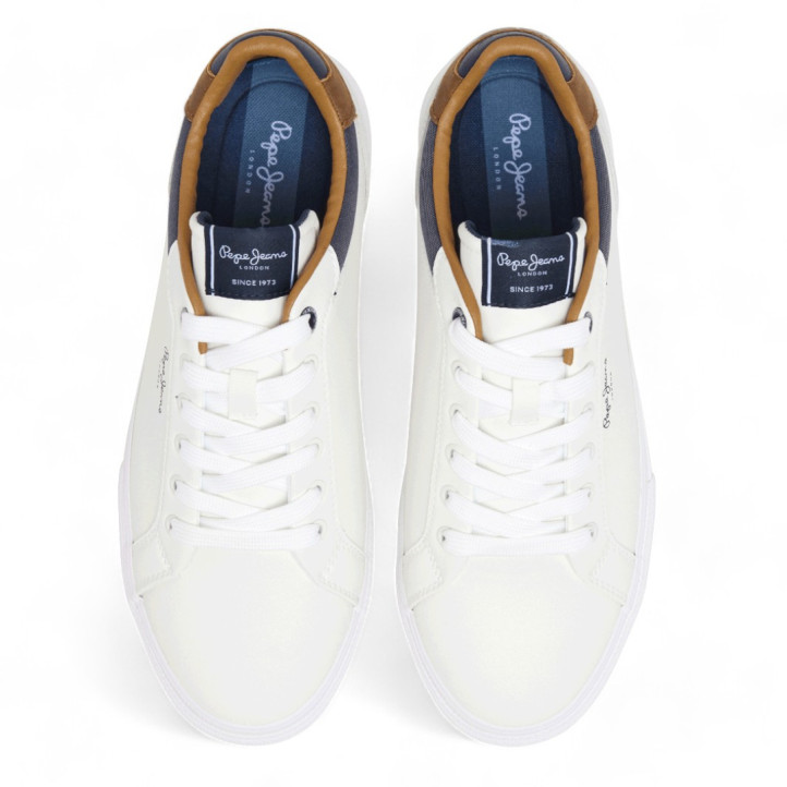 Zapatos sport Pepe Jeans blancas kenton court - Querol online