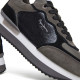 Zapatillas urban Pepe Jeans upper stars negra con diferentes materiales - Querol online