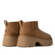 Botas tacón UGG Classic Ultra Mini New Heights color chestnut - Querol online