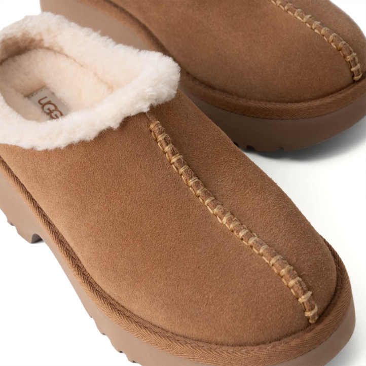 Zuecos UGG New Heights Cozy color chestnut - Querol online