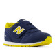 Zapatillas deporte New Balance 373 hook & loop azules con detalles amarillos - Querol online