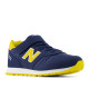 Zapatillas deporte New Balance 373 hook & loop azules con detalles amarillos - Querol online