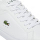 Zapatos sport Lacoste powercourt blancas con detalles verdes - Querol online