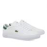 Zapatos sport Lacoste powercourt blancas con detalles verdes