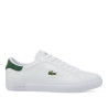 Zapatos sport Lacoste powercourt blancas con detalles verdes