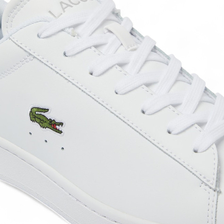 Sabates sport Lacoste carnaby set blanques amb detalls verds - Querol online