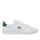 Zapatos sport Lacoste carnaby set blancas con detalles verdes - Querol online