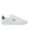 Zapatos sport Lacoste carnaby set blancas con detalles verdes