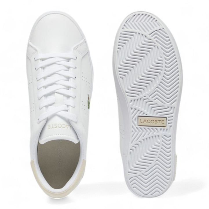 Sabatilles urban Lacoste powercourt 2.0 blanques i or - Querol online