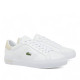 Zapatillas urban Lacoste powercourt 2.0 blancas y oro - Querol online