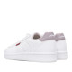 Zapatillas deporte Levi's Avenue blancas con detalle trasero en rosa empolvado - Querol online