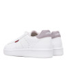 Zapatillas deporte Levi's Avenue blancas con detalle trasero en rosa empolvado