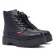 Botines plataforma Levi's Cherry estilo militar con plataforma y detalles rojos - Querol online