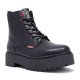 Botines plataforma Levi's Cherry estilo militar con plataforma y detalles rojos - Querol online