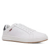 Zapatos sport Levi's piper blancas con suela caramelo