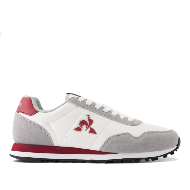 Zapatillas deportivas Le Coq Sportif Astral 2 blancas y rojas - Querol online