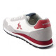 Zapatillas deportivas Le Coq Sportif Astral 2 blancas y rojas - Querol online