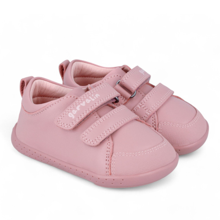 Sabates Garvalin 241300 roses de pell amb doble velcro respectuosos - Querol online