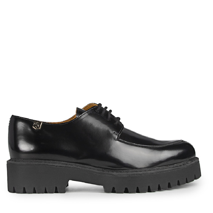 ZAPATOS CORDONES CERVANTES ANTIK NEGRO POPA - Querol online