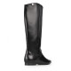 BOTA ISABEL PIEL NEGRO POPA - Querol online