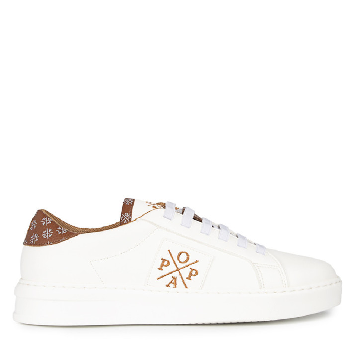 SNEAKER MACERA MARCA CUERO POPA - Querol online