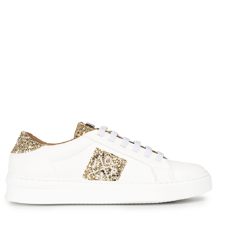 SNEAKER MACERA GLITTER ORO POPA - Querol online