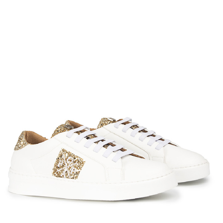 SNEAKER MACERA GLITTER ORO POPA - Querol online