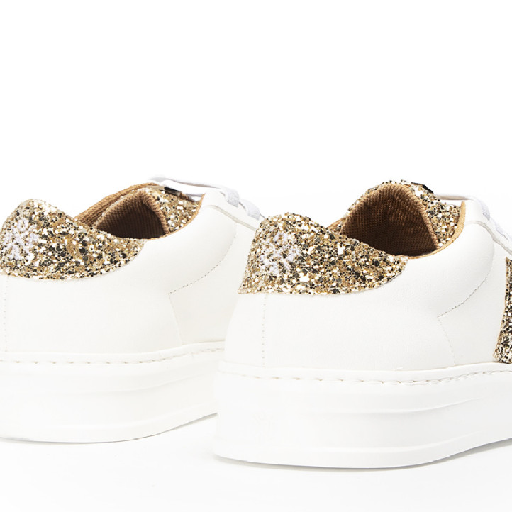 SNEAKER MACERA GLITTER ORO POPA - Querol online