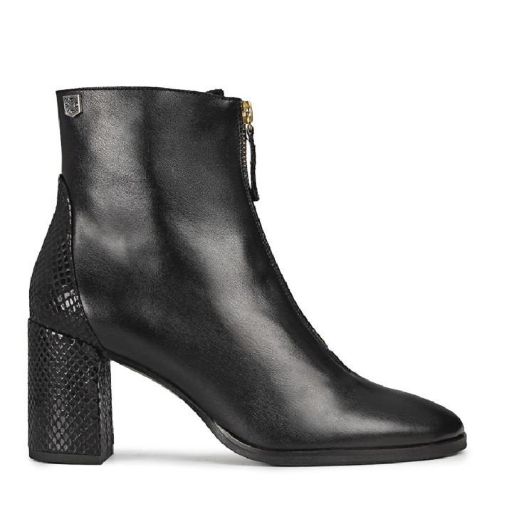 BOTIN CLEOPATRA PIEL NEGRO POPA - Querol online