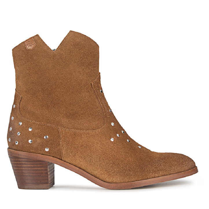 BOTIN MILAN TACHAS CUERO POPA - Querol online