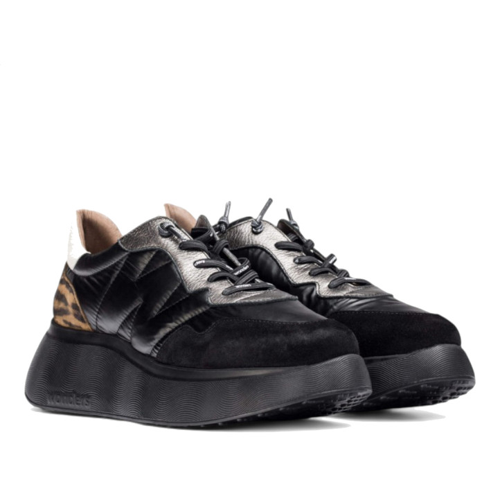 DEPORTIVAS ROMA NEGRAS NEGRO WONDERS - Querol online