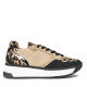 SNEAKER ALMANZOR ANIMAL NEGRO LEOPARDO POPA - Querol online