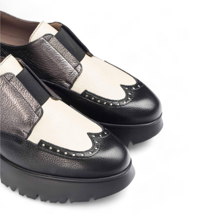 MOCASINES SALVA PLOMO NEGRO WONDERS - Querol online