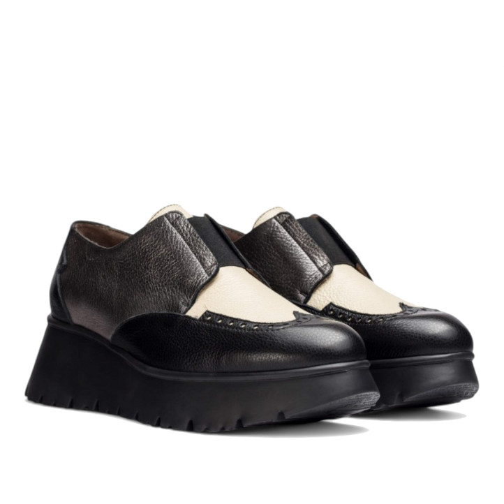 MOCASINES SALVA PLOMO NEGRO WONDERS - Querol online