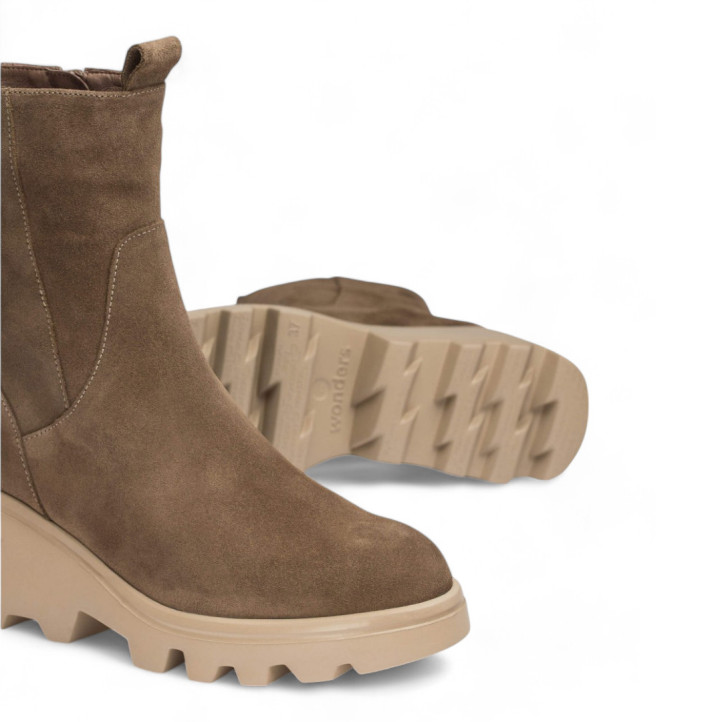 BOTINES LEEDS MARRONES MARRON WONDERS - Querol online