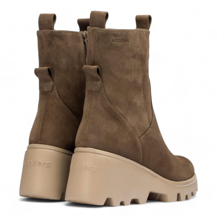 BOTINES LEEDS MARRONES MARRON WONDERS - Querol online