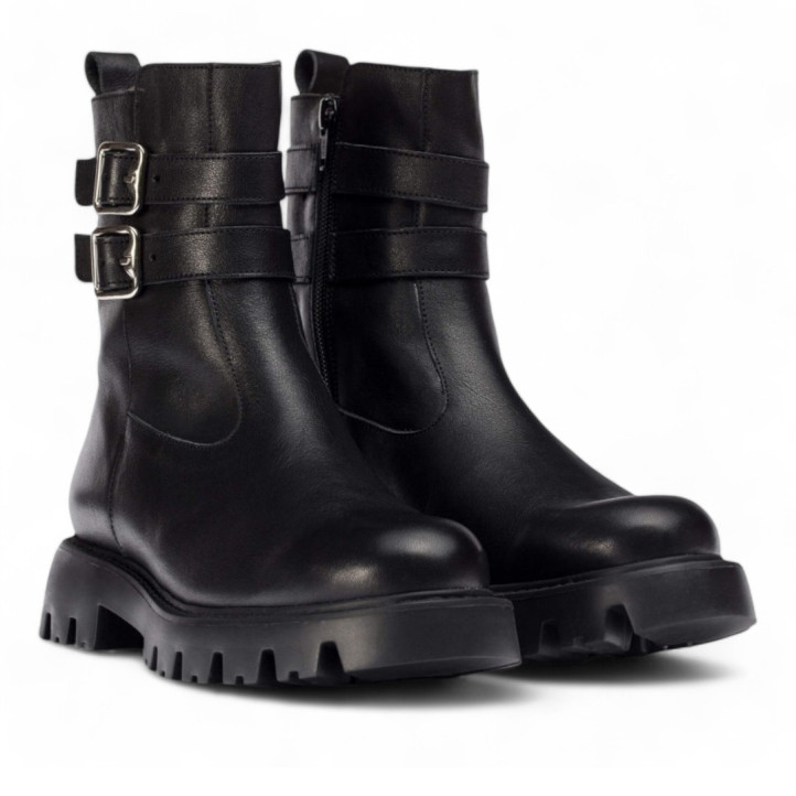 BOTINES PURA NEGROS NEGRO WONDERS - Querol online