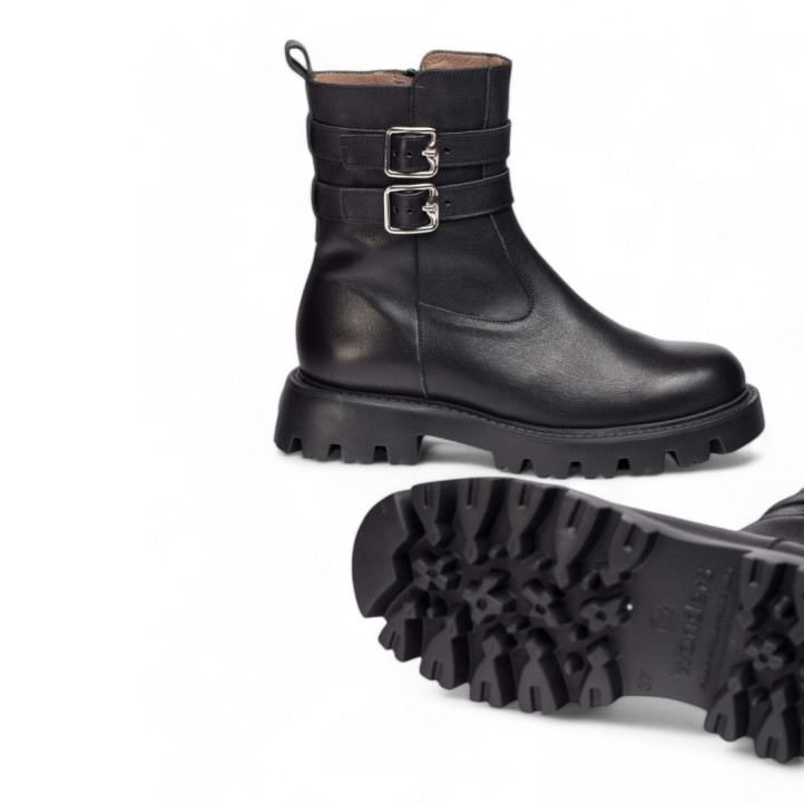 BOTINES PURA NEGROS NEGRO WONDERS - Querol online